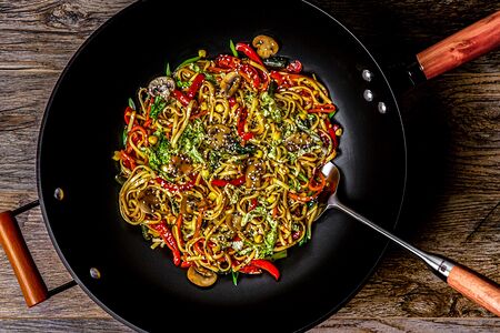 Wok с овощами