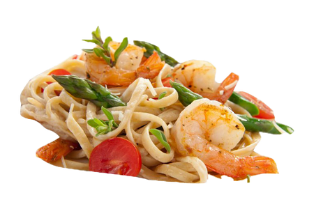 Паста с Креветками и Цукини