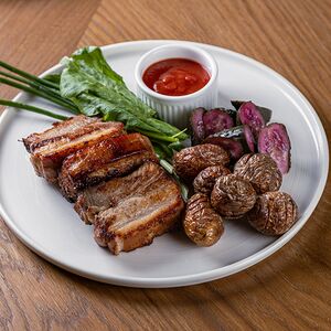 Свиные ребра в медово-горчичном соусе