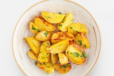 Запеченный картофель с зеленью