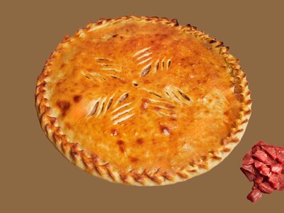 Осетинский пирог с мясом