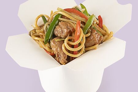 Лапша рамен с курицей