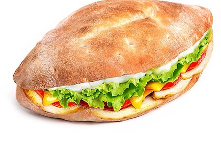 Фокача дольче с курицей 