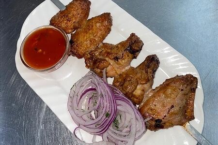 Шашлык из куриных крылышек