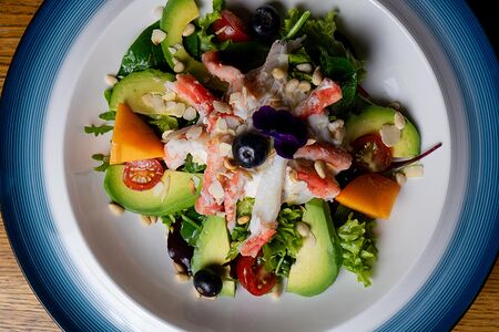 Салат с камчатским крабом