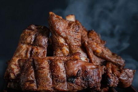 Шашлык из бараньих рёбрышек