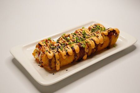 С креветкой и крабом