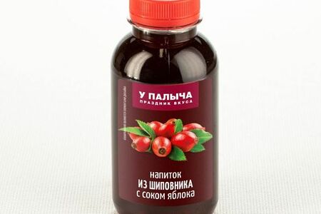 Напиток из шиповника с соком яблока