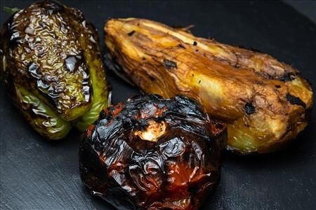 Овощи на углях