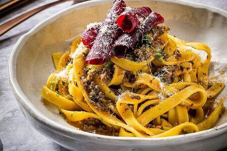 Домашние феттуччине болоньезе