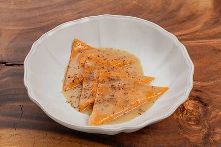 Равиоли с бурратой