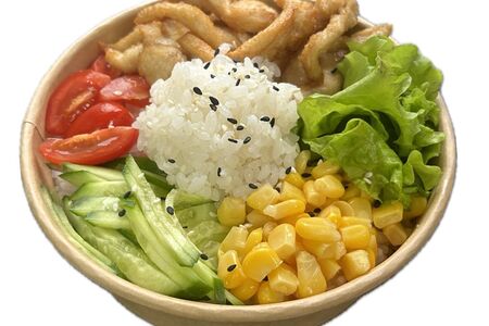 Поке с курицей