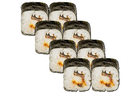 Маки с угрем