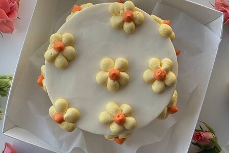 Бенто-торт цветы