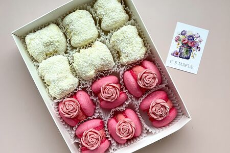 Набор-комплимент из макарон Нежность M