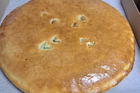 Пирог Три мяса с сыром