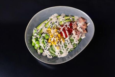 Поке с лососем