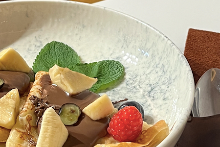 Блинчики с нутеллой (Завтрак)