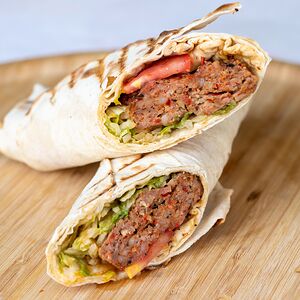 Шаурма с говяжьим люля-кебабом