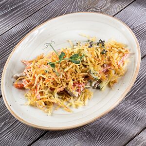 Салат с картофелем пай и говядиной