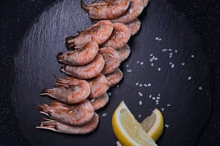 Креветки отварные