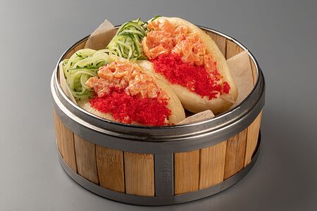 Бао с лососем