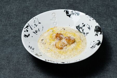 Ризотто с гребешками