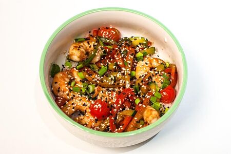 Оякодон с морепродуктами