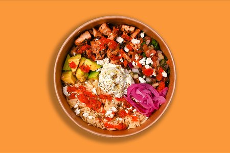 Боул с курицей спайси