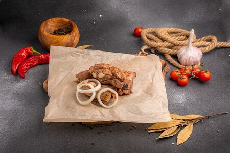 Шашлык из свиных ребер