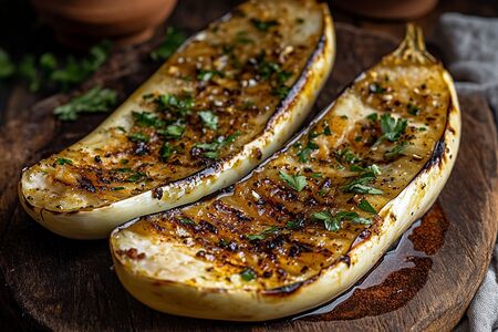 Баклажан на углях со специями