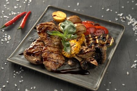 Стейк из куриного филе