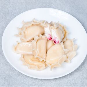 Вареники с творогом и вишней