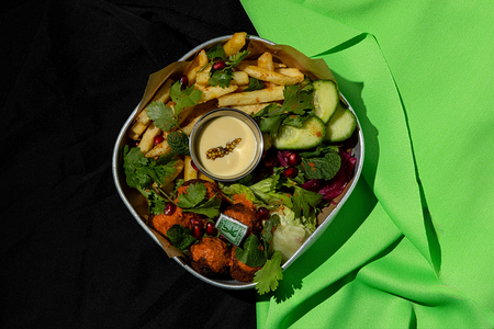 Plate technodöner ромеско-фалафель