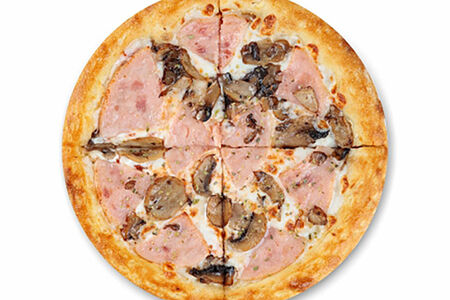 Пицца с ветчиной и грибами 21 см