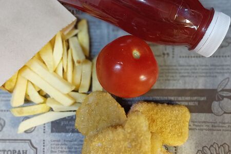 Комбо с наггетсами + морс домашний