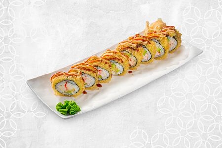 Ролл горячий снежный краб