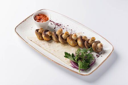 Грибы на мангале