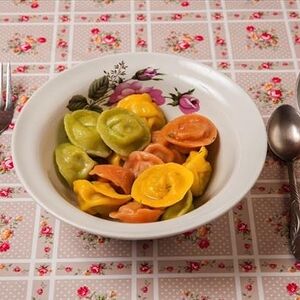 Разноцветные пельмешки