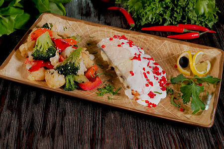 Лосось по-итальянски