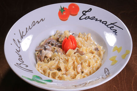 Паста с Курицей И Грибами