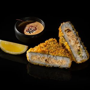 Темпура онигири с угрём