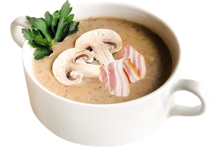 Крем-суп из Шампиньонов с Беконом