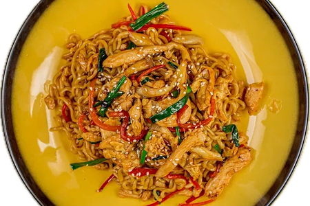 Лапша яичная с курочкой