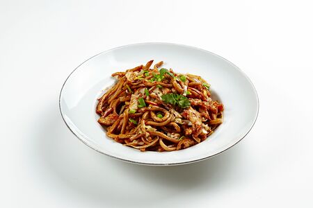 Вок удон с курицей