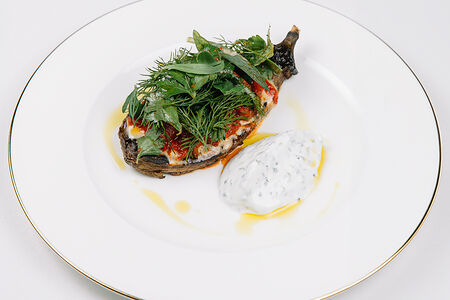 Печеный баклажан