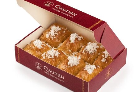 Пахлава с апельсином (веганская, постная, халяльная)