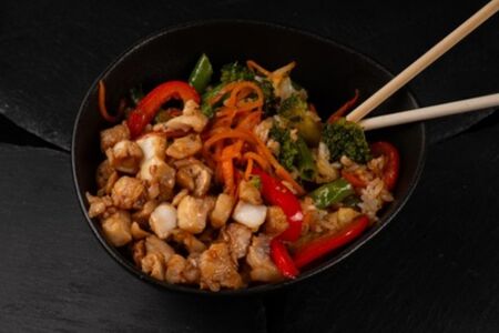 Рис с рыбой