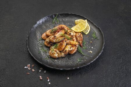 Креветки жареные