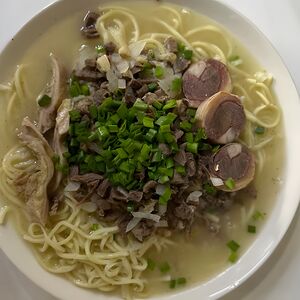 Бешбармак из конины с чучуком 